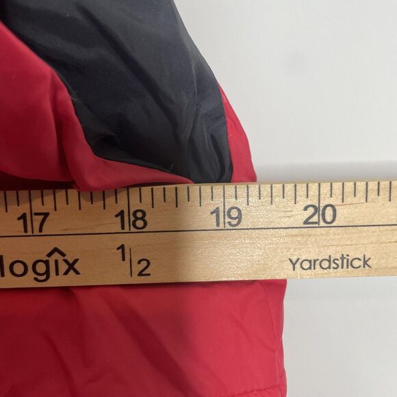 North Face Summit Series Vest Mens Small Red Black Puffer Insulated Goose Down - Picture 7 of 14